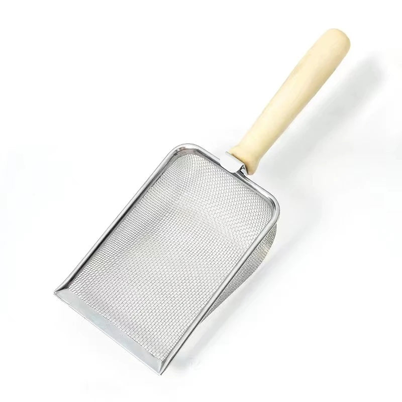 Cat droppings Metal cat litter shovel tool, swollen potato rot sand stainless steel shovel