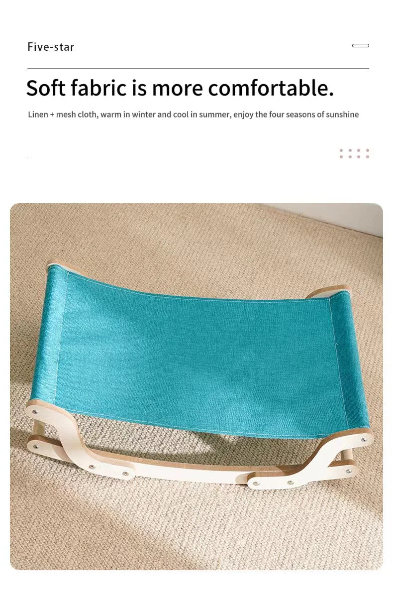 Minimalist Shake Bed Summer Cool Hanging Bed Cat Bed Cat Nest Breathable All Seasons Universal Removable and Washable