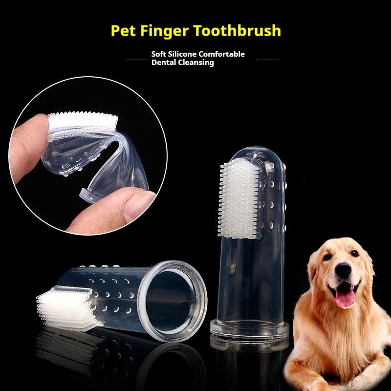 Pet set toothbrush, cat and dog toothbrush, latex finger set toothbrush, dog oral cleaning toothbrush, pet toothbrush