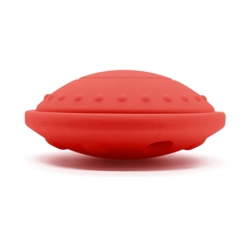 New Pet Spill Toy Anti Tear Silicone Slow Food Device Frisbee Outdoor Interactive Dog Toy Slow Food Toy