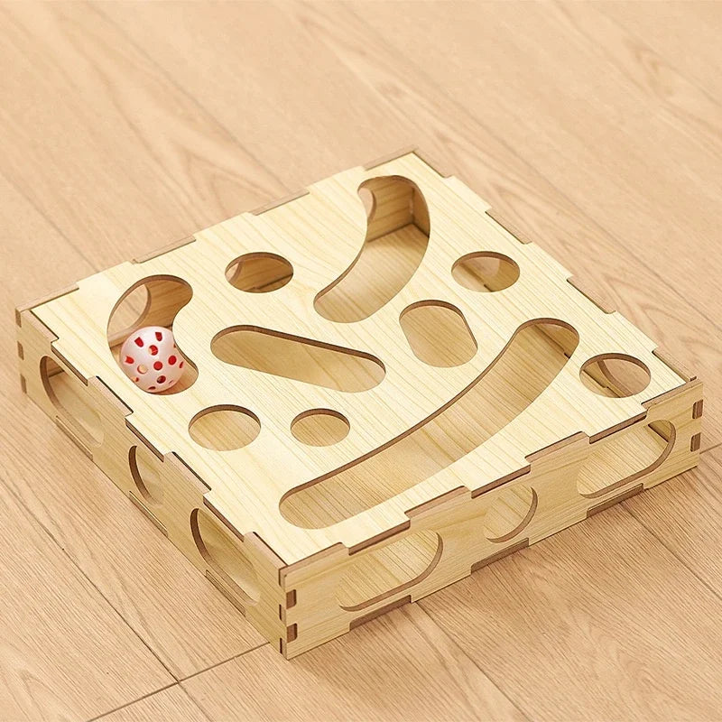 Cat toys for self entertainment, puzzle toys, game boxes, cat sticks, bells, maze boxes, cat supplies, toys