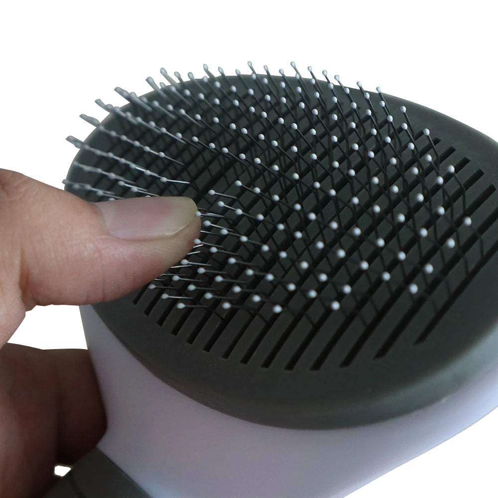 Cats use pet combs to remove floating hair, stainless steel needle combs, and dog hair removal brushes