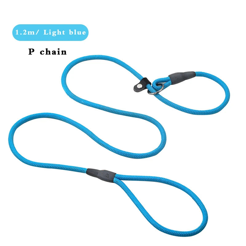 Dog Leash Slip Lead Nylon Adjustable Training Leashes High Quality Loop Collar for Small Medium Large Dogs Strap Rope DogHarness