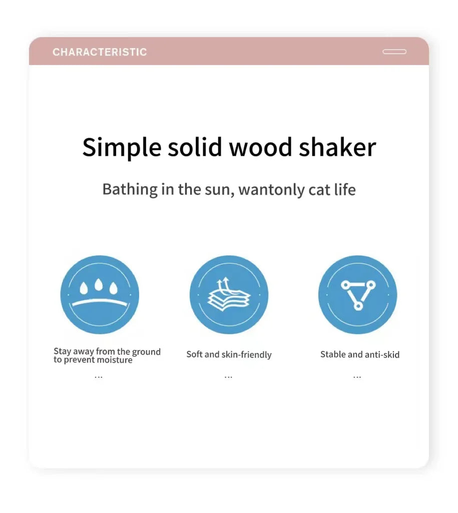 Minimalist Shake Bed Summer Cool Hanging Bed Cat Bed Cat Nest Breathable All Seasons Universal Removable and Washable