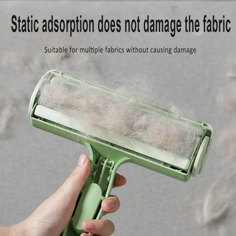 Dog Cat Comb Tool Convenient Cleaning Dog  Fur Brush Base Home Furniture Sofa Carpet Pet Hair Remover Roller Lint Brush 2-Way
