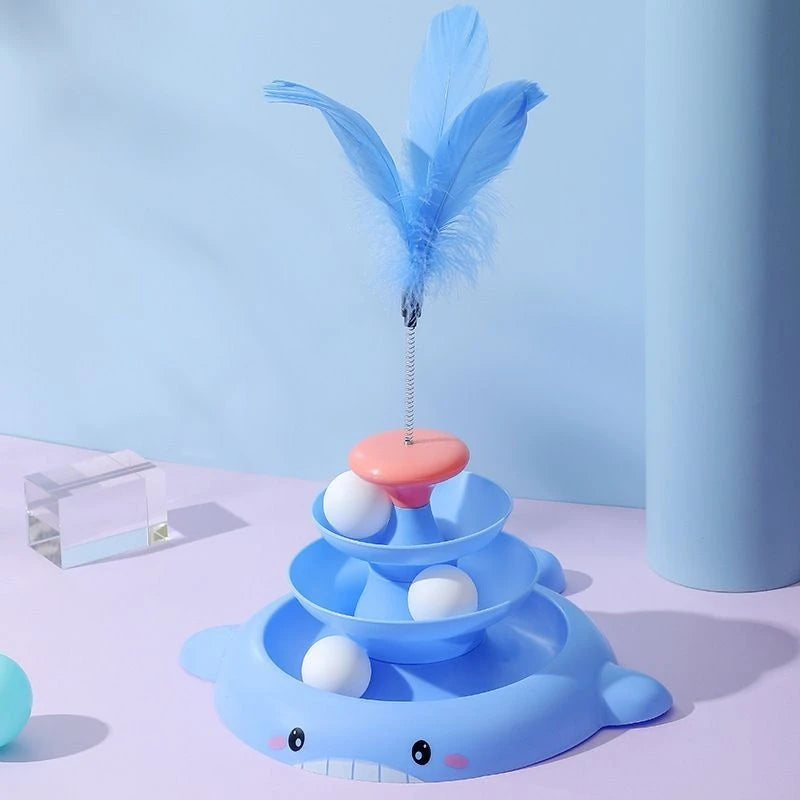 Cat toys for relieving boredom, cat spinning wheel toys, ball toys, cat teasing sticks, automatic cat teasing toys, pet supplies