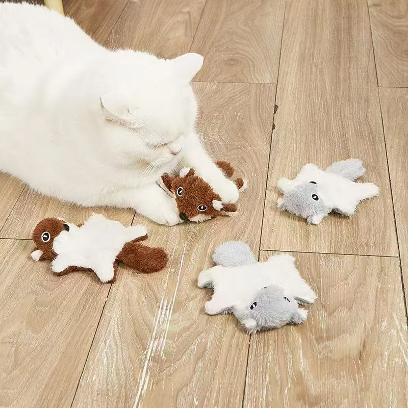 Pet Toy Pet Sound Plush Toy Flying Squirrel Ringing Paper Bell Self-Hi Bite-Resistant Molar Dog Toy