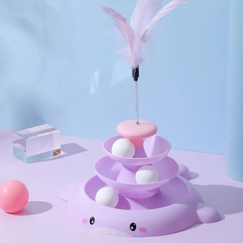 Cat toys for relieving boredom, cat spinning wheel toys, ball toys, cat teasing sticks, automatic cat teasing toys, pet supplies