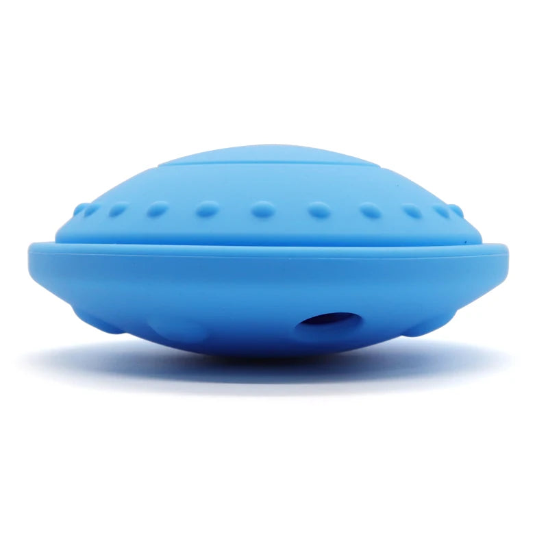 New Pet Spill Toy Anti Tear Silicone Slow Food Device Frisbee Outdoor Interactive Dog Toy Slow Food Toy