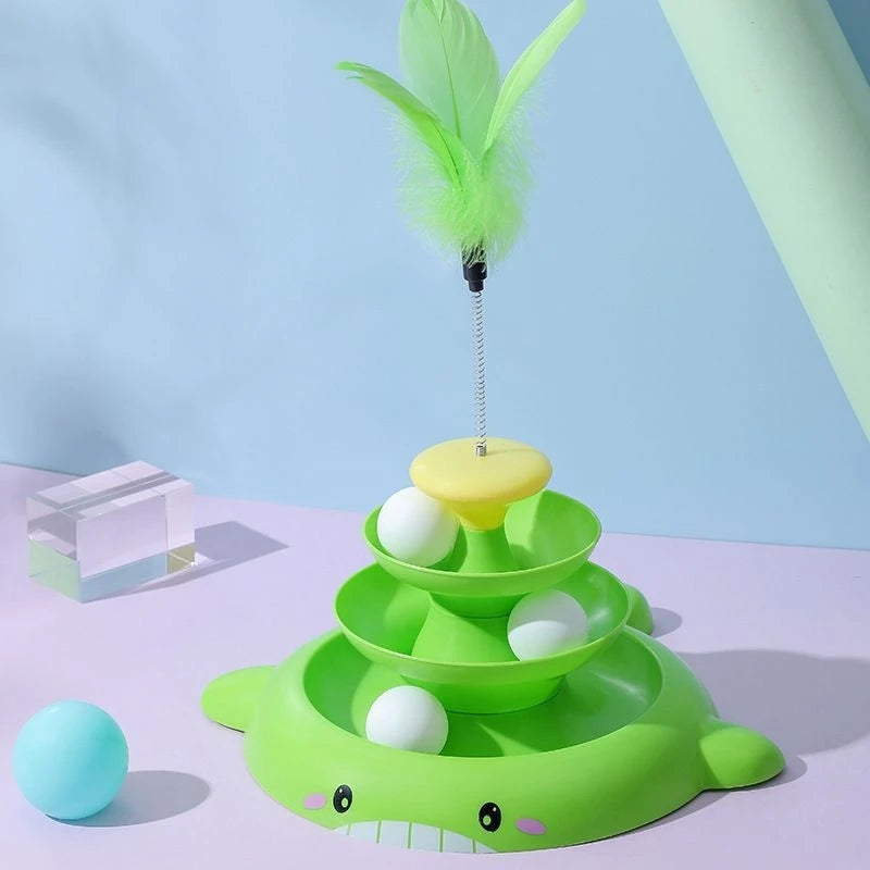 Cat toys for relieving boredom, cat spinning wheel toys, ball toys, cat teasing sticks, automatic cat teasing toys, pet supplies