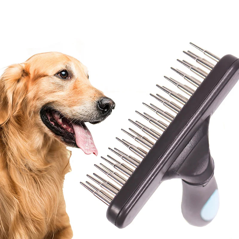 Dog Cat Hair Removal Comb Cats Brush Grooming Tool Puppy Hair Shedding Trimmer Combs Pet Fur Trimming Dematting Deshedding Brush