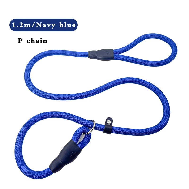 Dog Leash Slip Lead Nylon Adjustable Training Leashes High Quality Loop Collar for Small Medium Large Dogs Strap Rope DogHarness