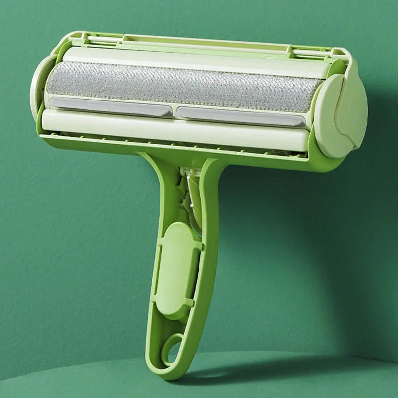 Dog Cat Comb Tool Convenient Cleaning Dog  Fur Brush Base Home Furniture Sofa Carpet Pet Hair Remover Roller Lint Brush 2-Way