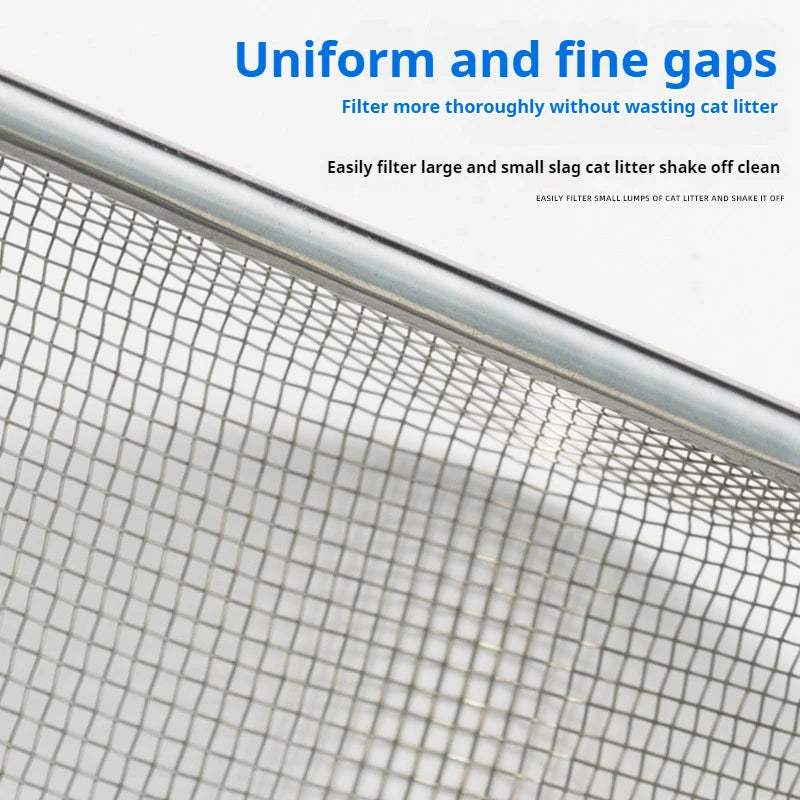 Cat droppings Metal cat litter shovel tool, swollen potato rot sand stainless steel shovel