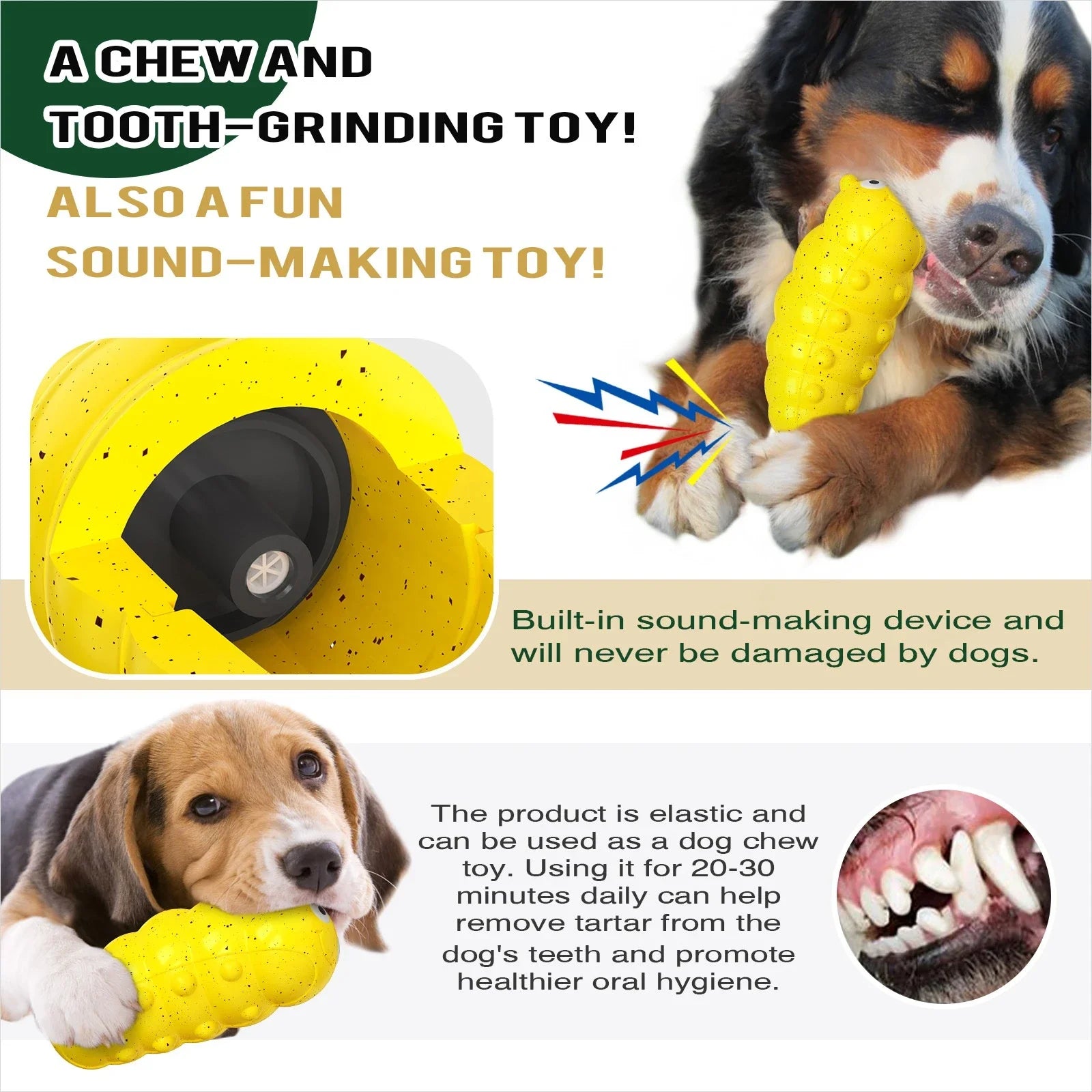 Pet toys: dogs grind their teeth, make strange noises, insects, large dogs, bite resistant pets, fun sound toys